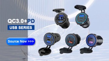 12V USB Outlet Quick Charge 4.0 PD Type C & Quick Charge 3.0 USB Charger Socket1