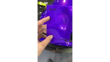 Glossy Explosive violet Car Wrap