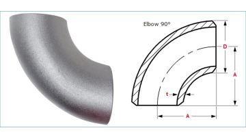 90 degree pipe elbow