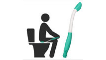 Long Reach Comfort Wipe: Personal Wiping Aid for Toilet Hygiene1