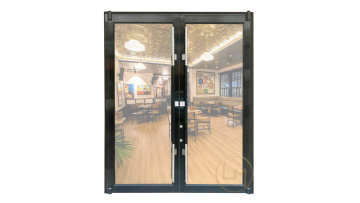 Commercial Aluminum Hinged Glass Front Entrance Doors
