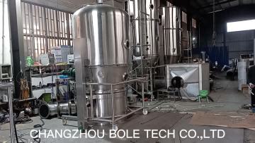 High efficiency fluid bed dryer