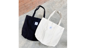 Solid color tote bag