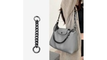 Grey Leather Shoulder Purse Straps Replacement & Extenders for Crossbody Bags1