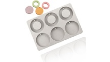 12-Cavity Rings and Circles Aromatherapy Mold: DIY Silicone Soap, Candle, and Resin Making Kit - BPA Free1
