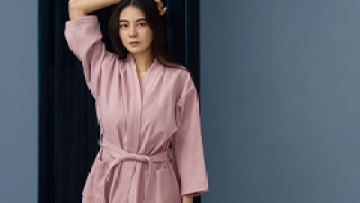 Microfiber Hotel Bath Robe 