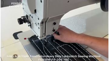Long Arm Triple Feed Extra Heavy Duty Sewing Machine FX-204-762