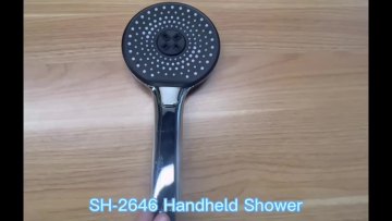 Shower Head with 3 Spray Modes High Pressure Water Saving Spray Soft Spa Shower Head1