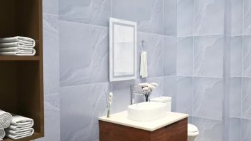 Rectangular Decorative Bathroom Mirror