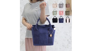 2022 Private Label Mini Travel Hand bag Custom Luxury Trendy Korean Tote Bag Fashion Small Canvas Cotton Ladies Handbag Blank1