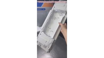 Electrical appliance injection molded white plastic parts