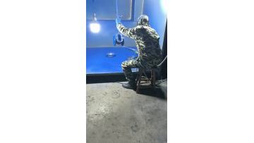 Decorative powder coating