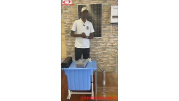 solar water pump with solar panels