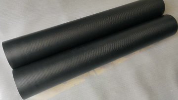 Custom length large diameter carbon fiber tubes