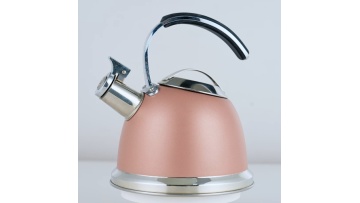 New style pink coated Whistle Kettle FH-534