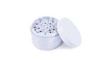 Hot sale portable Herb Grinder Ceramic Painted Grinder 4-layer Aluminum Alloy Smoking Accessories 50mm Metal  Grinder1
