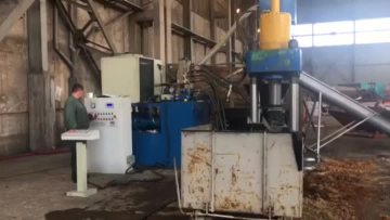 aluminum turnings briquetter