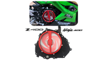 Transparent Clutch Cover for Kawasaki Ninja 400/Z400 Engine Side Cover1