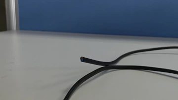 Black Flat 2 Core PVC Electrical Wire