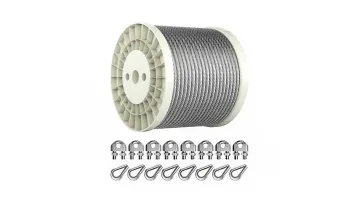 AISI 304 316 Stainless Steel Wire Rope 7*19-26 mm1