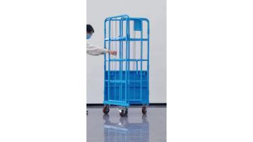 The foldable four door Yamalan logistics trolley