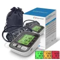 Blood Pressure Monitor Upper Arm Automatic Digital Blood Pressure Monitor Cuff Home BP Sphygmomanometer with Tri-color backlight