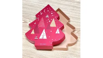 Custom Candy Cookie Chocolate Tree Shaped Paper Box Tree Wholesale Paper Box1
