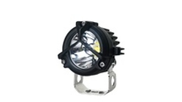 HJG 60w 12V double lens dual color white yellow color motorcycle lighting system led work light headlamp1