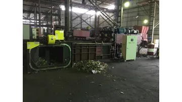 Fully Automatic Horizontal Plastic Bottle Metal Scrap Aluminum Can Baler/Two RAM Baler/Automatic Horizontal Baling Machine/Bottle Packing Machine1