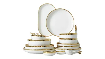 Custom Restaurant Hotel Fine Pink Dinner Plate Bowl Sets China Ceramic Porcelain Dinnerware Tableware Sets1