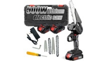 Hot Sale Mini Chainsaw 4/6 Inch Cordless Power Chain Saws, Portable 21V Electric Chainsaw, Pruning Shears Chainsaw1