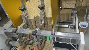 video of Hamburger box production