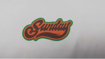 Temperature-variable multi-color silicone heat transfer label