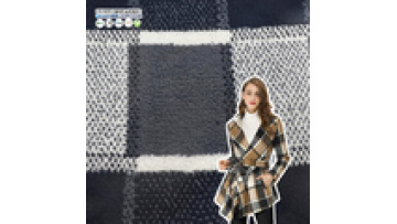 Stock 400gsm Plaid Coat Fabric 100% Polyester Sherpa Fleece Knitted Windproof Printed for Outdoor Winter Garment for Girls1