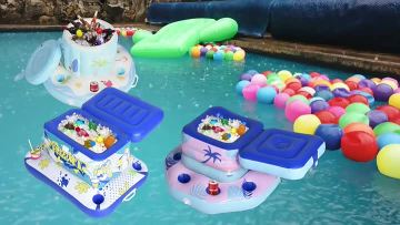 Large Capacity Pool Cooler Drink Holder
