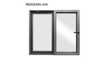 Rogenilan double sliding glass windows sliding large windows double leaf aluminium sliding windows1