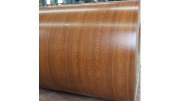 Prepainted Oak Wood Grain Steel Aluminum