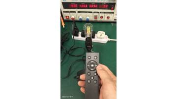 Remote control filament bulb