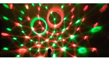 LED Sound Activated Rotating Disco Ball DJ Party Light RGB Colorful LED Stage Light For Christmas Wedding Holiday Party Show KTV1