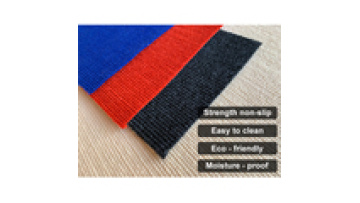 High Quality Ribbed Floor Covering Carpet for Indoor and Outdoor Decoration 100% Polyester Decorative Plain Hotel Nonwoven1