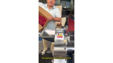 Strawberry dicing machine Fruit and vegetable dicing machine 