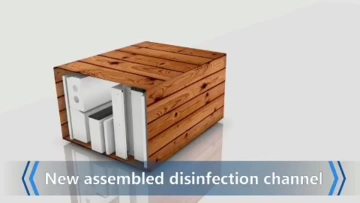Intelligent temperature disinfection channel