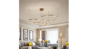 Simple Circular Restaurant Light, Dimmable Pendant Light, LED Lighting Fixtures1