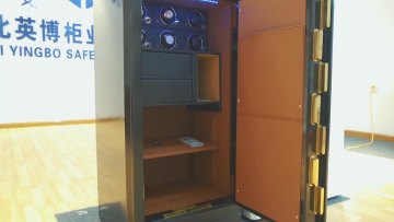 Home with fingerprint lock Safes Jewelry Safe Boxes1