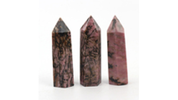 Wholesale Natural Crystal Stone  Wand Rhodonite Points for Healing1
