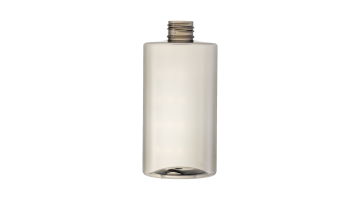 300 ml/10 OZ Clear Black Cylinder PET Bottle With 24/410 Neck