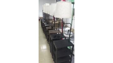 Shelf floor lamps with drawer (1)