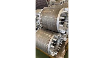 Rotor aluminum die casting for industrial motors