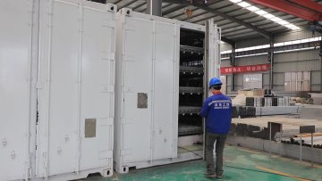 Smart Farm Shipping Hydroponics/ Hydroponic Growing Container Greenhouse Farm with LED Lights All System1