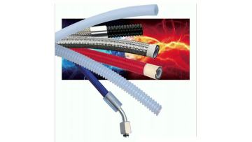 PTFE braided straight pipe